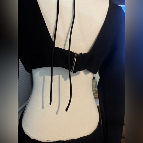 BRAND NEW! Fashion Nova Black Backless Dress - Picture 5 of 5